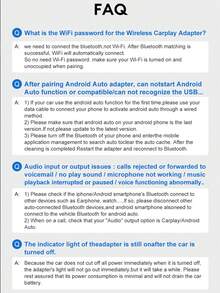 XUDA 2025 New Mini Carplay Ai Box Wired To Wireless 2 In 1 Adapter CarPlay And Android Auto Stable Transmission For 99% Origianl Car With Wired CarPlay/Android Auto 2.4~5.0 GHz WiFi5 - Black - View 11