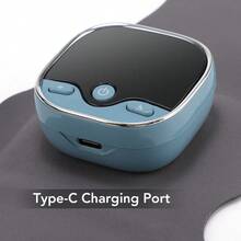 Masajeador de muñeca con calefacción para alivio del dolor, 3 modos de calor y 5 modos de vibración, muñequera inalámbrica para artritis y síndrome del túnel carpiano, estimulador muscular de 9 intensidades, capacidad de batería: 800mAh