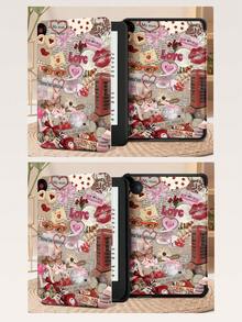 Funda protectora de tableta con patrón de collage personalizado retro, compatible con iPad 9.7/10.2/10.5/10.9/12.9/Pro 11, 10.a generación, compatible con Samsung Galaxy Tab S6 Lite 10.4 pulgadas, compatible con Kindle Paperwhite 12.a generación 2024, Kindle (11.a generación) lanzamiento 2022, Kobo Clara Color, protección antirrotura suave, soporte inteligente/activación/suspensión automática