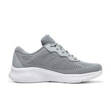 Skechers Women's Hollow Breathable Lace-Up Casual Sports Shoes - Grey - View 11