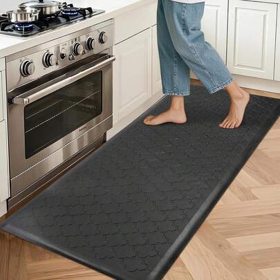 Pauwer Kitchen Mat For Home Decor Cushioned Anti Fatigue Comfort Floor Mat Waterproof Kitchen Rug Runner Laundry Room Rug Floor Carpet Heavy Duty Comfort Standing Mat Pads