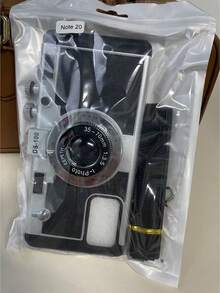 Funda de teléfono en forma de cámara 3D cruzada divertida compatible con iPhone 14 Pro Max, compatible con Apple 13 con cordón, compatible con iPhone 11/12/X/Xs/Xr/Xs Max resistente al agua, a los golpes y a los arañazos