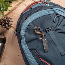 LSB3 - 01 - R6 S - Biner SlideLock Mosquetn de doble bloqueo tamao #3 acero inoxidable rojo resistente duradero