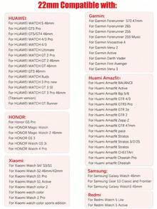 1pc Metal Mesh Sports Watch Band, Unisex, Fits 18mm/20mm/22mm Smart Watch, Fashionable Black Milanese Metal Strap, Compatible With Samsung Amazfit, 18mm/20mm/22mm Stainless Steel Band, Fits Galaxy Watch 3 (42mm/46mm), Galaxy Active 2 (40mm/44mm), Watch GT2