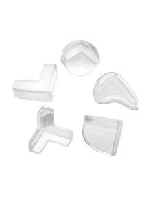 10 قطع واقيات للزوايا، خيارين للاختيار من بينهما (على شكل حرف L/مستدير)، واقي وحشو للسلامة، تستخدم لتغطية أثاث وحواف الطاولة الحادة، شفافة، مزودة بشريط لاصق مسبق، التصاق قوي للمنتج، لا تسقط بسهولة. بعد الإزالة، لن يتبقى أي آثار لاصقة ولن يتلف الأثاث. سهلة التركيب