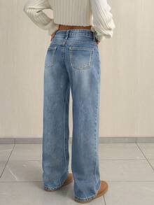 2025 Pantalones rectos de pierna casual a la moda, estilo popular europeo y americano para primavera y otoño