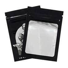 100pcs 7*10cm Printed Flat Three Side Self Seal Ziplock Plastic Packaging Smell Proof Mylar Bag Sachets Aluminum Foil Packaging Small Mini Sugar Candy Packets Pouch - Multicolor - View 5