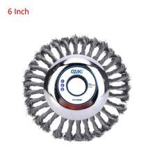 Disco de corte de sierra de cortacésped de rueda de acero inoxidable de 10/6/5/4 pulgadas, cabezal de recortadora de césped, accesorios de herramienta eléctrica de jardín - 6 pulgadas - Ver 2