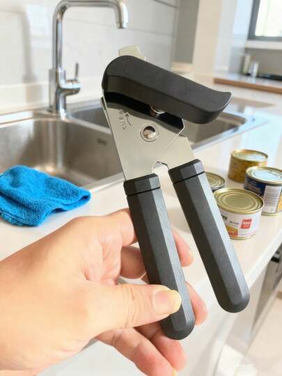 Can Opener, Powerful Can Opener, Multifunctional Jar Opener For Seniors, Weak Hands, Multi Functional Manual Can Opener For Home, Kitchen, Restaurant, Kitchen Gadgets