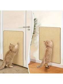 PETSIN 1 件装剑麻猫抓板坚固猫抓柱重型防抓垫猫咪礼物适用于客厅卧室沙发墙猫主人猫咪运动休息促进抓挠习惯情人节感恩节派对生日礼物