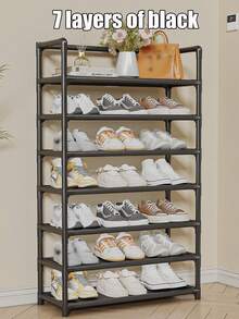 1 件节省空间的可扩展鞋架收纳架，鞋子收纳助手，让鞋子保持整洁 - 彩色 - 查看 16