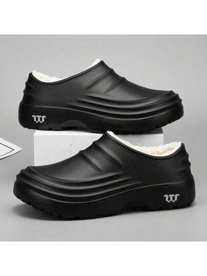 Unisex slitstarka högkvalitativa halkfria isolerade vinterarbetsskor, tjock sula, vadderad innersula och halkfri yttersula, lämplig för kök, sjukhus, kock, omvårdnad, (varma) sjuksköterskeskor, bekväma arbetsskor, varma unisex medicinska skor