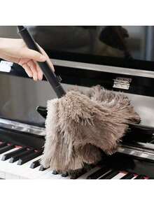 1/2/3piezas de plumero de pico de avestruz natural - Mango de madera duradera, diseño ergonómico para hogar, dormitorio, estantería, escritorio y limpieza de interiores de automóvil - Remoción suave de polvo con plumas decorativas y esponjosas, no requiere baterías, plumero para decoración del hogar, limpiador de dormitorio, limpiador elegante, limpiador de alta calidad, herramienta de limpieza, suministros de limpieza del hogar - Multicolor - Ver 5