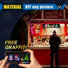 لوحة LED ماتريكس لإعلانات متحركة، لوحات إشارات LED، أضواء تعريف المركبات LED قابلة للبرمجة بالتحكم اللاسلكي عبر USB، أضواء LED قابلة للبرمجة مع وظيفة التحكم في البرنامج، إعلانات متحركة، إشارات جو، ديكورات المهرجانات