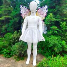 Young Girls Leggings - White - View 4