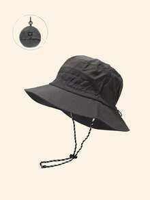 1pc Unisex Sunproof Sun Hat With Neck Cover, Breathable Fishing Hiking Bucket Hat Outdoor Spring Summer, Camouflage Pattern Random