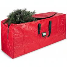 Túi đựng cây thông Noel Cosy Family 7,5 ft - Túi đựng cây thông Noel nhân tạo cỡ lớn siêu bền có tay cầm gia cố và khóa kéo kép, mở rộng. Túi đựng vòng hoa Giáng sinh - Chất liệu bạt, khóa kéo, tay cầm chắc chắn, chống côn trùng - Lý tưởng để sắp xếp đồ đạc trong nhà, gara để trang trí vòng hoa ngày lễ theo mùa - Nhiều màu - Xem 11