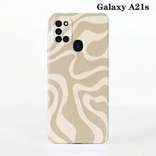 1pc Minimalist Asymmetrical Patchwork Pattern Glossy Hard Shell Phone Case, Suitable For IPhone 11/12/13/14/15/16 Pro Max