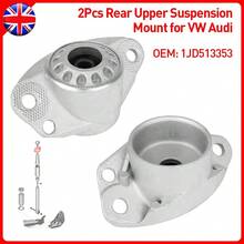 2X REAR SUSPENSION SHOCK ABSORBER STRUT TOP MOUNT FOR VW GOLF MK5 MK6 03-16 - Silber - Übersicht 10