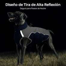 Chaleco para Perros, Chaqueta Impermeable y a Prueba de Viento, Ropa para Perros con Detalles Reflectantes, Chaqueta Ideal para Perros Medianos y Grandes en Climas Fríos - 3X-Grande - Ver 9