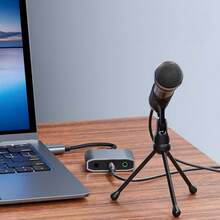 USB Audio Adapter - 3.5mm Aux To USB, Headphone & Microphone Adapter, External Sound Card For PC, , And Laptops - 1 - 查看 4