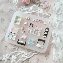 Resin Casting Mold Accessories, Silicone Mold Parts, Resin Liquid Mold, Resin Keychain Silicone Mold, Resin Mold - Silicone - View 1
