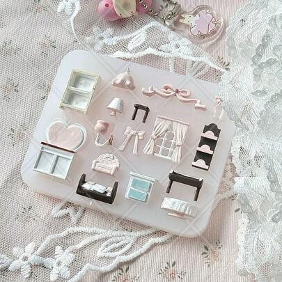 Resin Casting Mold Accessories, Silicone Mold Parts, Resin Liquid Mold, Resin Keychain Silicone Mold, Resin Mold