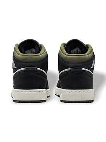 Air Jordan GS 运动鞋中帮缓震防滑透气亲肤标志学校日常外出运动白棕色 HV4399-102 - 橄欖 - 查看 4