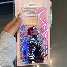 Funda de teléfono Cool D  compatible con iPhone 17, 16e, 16, 15, 14, 13, 12, 11 Pro Max, Mini, Air, XR, XS, X, 7, 8 Plus - Funda suave de TPU transparente, accesorios de cubierta protectora para dispositivos, funda de teléfono transparente, funda de teléfono de TPU, material de TPU suave, funda de teléfono flexible, para fanáticos del anime, coleccionistas de cultura pop - Mezcla de colores - Ver 6