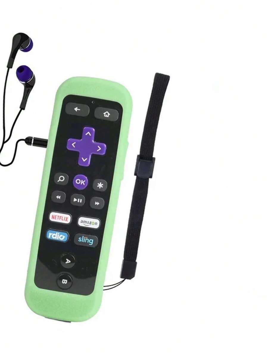 FUNDA CASE PARA CONTROL REMOTO ROKU 3 ROKU 4 ROKU ULTRA Y ROKU PREMIERE funda case para control remoto Roku series 3 4 Ultra Premiere cubierta protectora silicona ajuste universal proteccion contra caidas y polvo antideslizante mantenimiento de control ideal para familias y uso frecuente accesorio economico y util muy demandado en accesorios para streaming - Multicolor - Ver 1