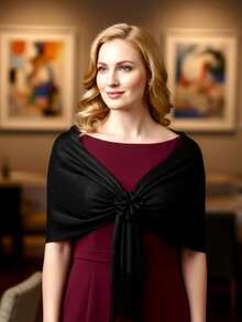 Chalinas con flor para lucir en cualquier ocasión excelente calidad - Negro - Ver 1