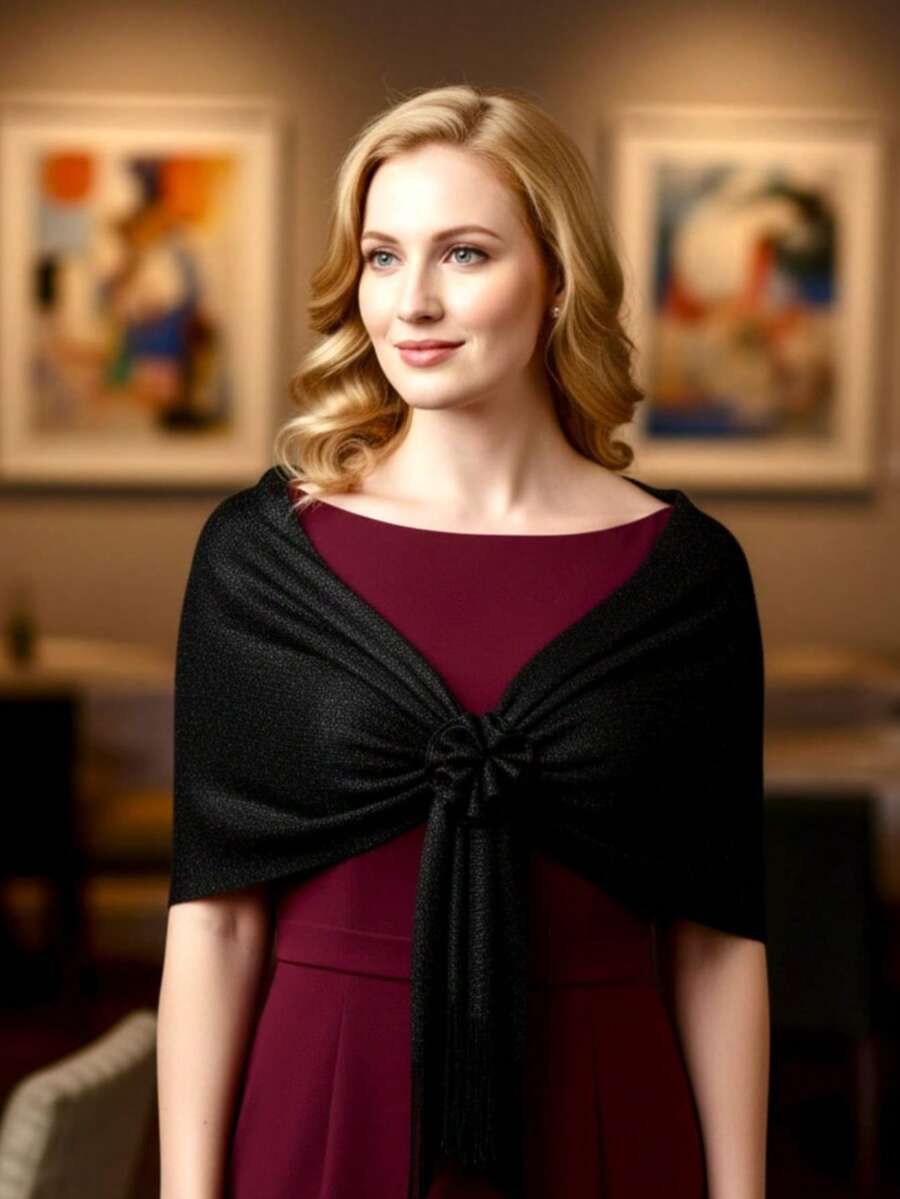 Chalinas con flor para lucir en cualquier ocasión excelente calidad - Negro - Ver 1