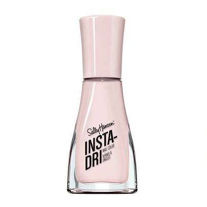 Sally Hansen Insta-Dri® - Esmalte de uñas de secado rápido, de larga duración, brillante, sin rayas, color rosa (In a Blush)