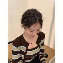 3/5PcsWomen's Skinny Leather Knot Hairband, Solid Color White/Black, Fashionable, Versatile, Elegant, High-Quality, Suitable For Daily Wear, Parties, Tying Hair, Washing Face/Bathing, Makeup, Matching Clothes, Accessories, Hairband,Hair Hoop Headbands ,Head Piece