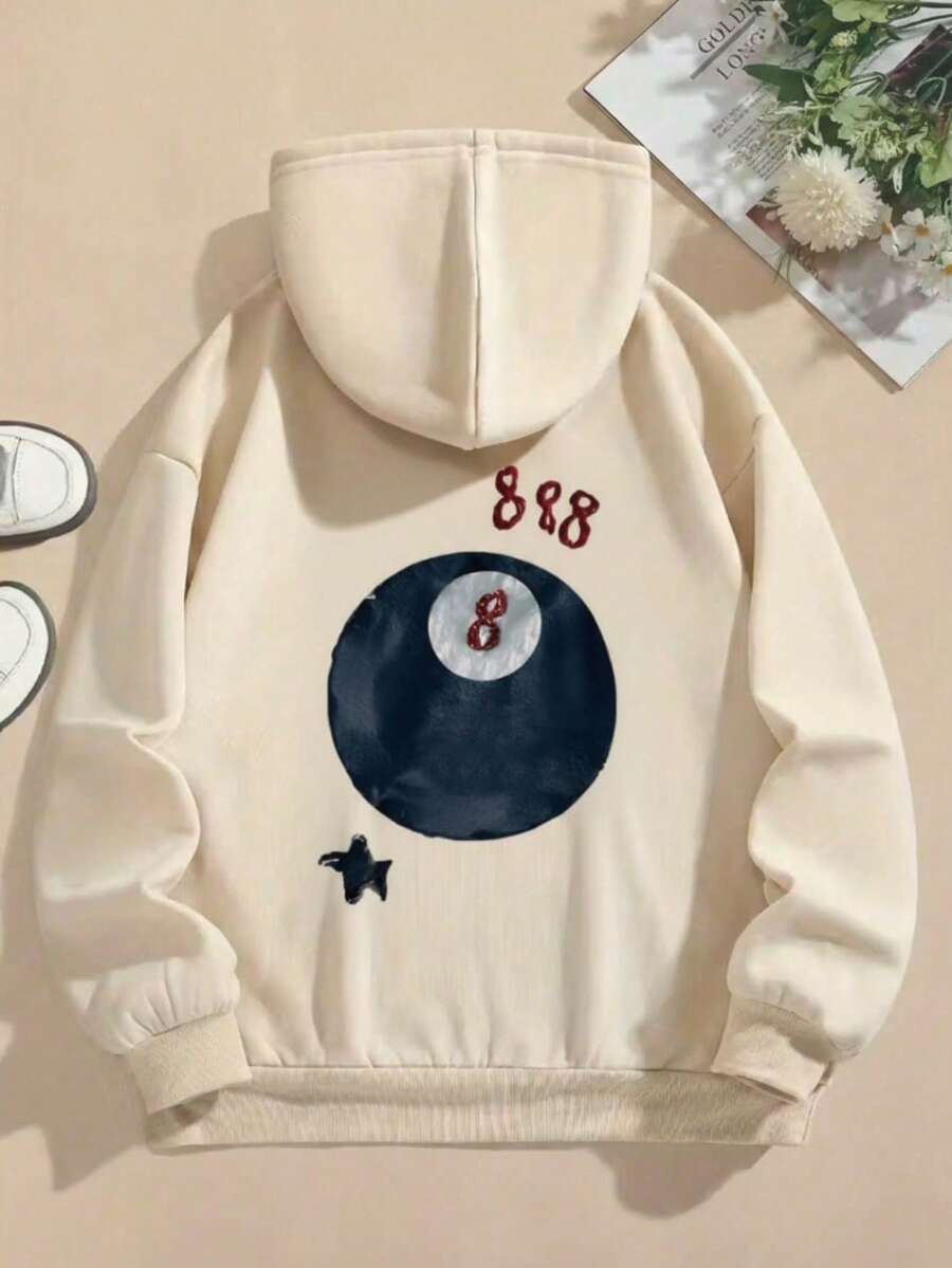 Sudadera hoodie sweatshirt dama mujer gorro capucha encapuchada manga larga algodon bolsa canguro cangurera bolsa bolsillo estampado gatos corazón cat heart letras numeros fechas college colegial universidad universidades escolar varsity lindo cute tierno suave pachoncita puños rib acanalados casual atletica aesthetic homie cossy casa diario frio ciudad urbana moderna juvenil comoda abrigadora caliente calientita ejercicio pijamada - Albaricoque - Ver 1