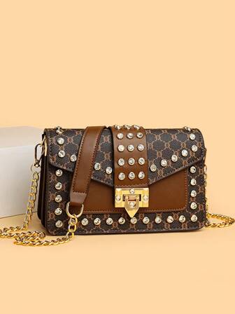 Modaya Uygun Çok Yönlü Retro Orta Yaşlı Kadın Omuz Çantası