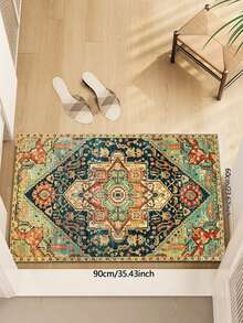 Patrón de cachemira, tacto suave como el terciopelo, comodidad como una nube al caminar descalzo; la estructura de felpa de alta densidad bloquea eficazmente el calor, excelente retención del calor en invierno; la superficie de felpa procesada especialmente tiene una resistencia excepcional a las manchas, el polvo y las manchas cotidianas se limpian fácilmente