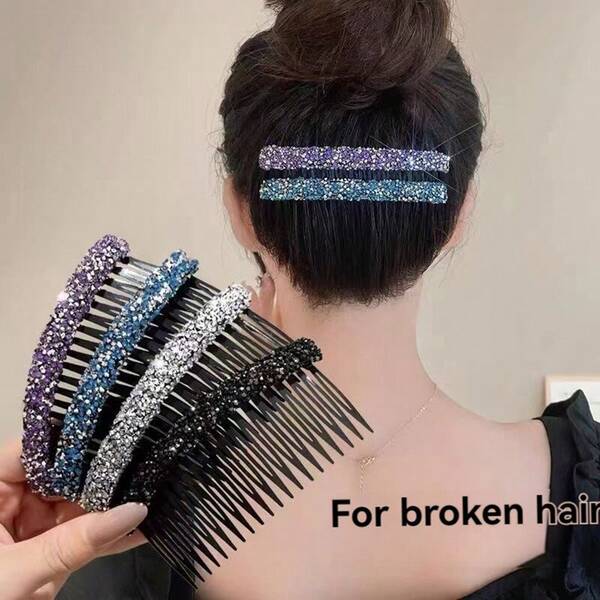 4 piezas de elegantes pasadores de pelo, organizador simple de flequillo y pelo rebelde, accesorios para el cabello, peines, pasador lateral