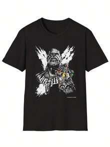 Tos-Inspired Graphic T-Shirt For Fans, Uni Softstyle Tee For Events, Gifts, And Casual Wear - 風格9 - 查看 1