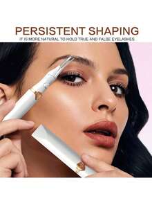 Arricciaciglia riscaldato, design a molletta 2 in 1 con 3 modalità di temperatura, arricciaciglia elettrico ricaricabile USB, controllo della temperatura costante per una curvatura naturale 24 ore, arricciaciglia impermeabile per il trucco quotidiano, preparazione per il matrimonio, eventi speciali, perfetto per principianti del trucco, professionisti impegnati, utenti di extension ciglie, regalo ideale per San Valentino, Natale, Festa della Mamma