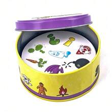 Vibrant, Cute Illustrated Family-Friendly Fast-Paced Game, Suitable For All Languages, Ideal As Birthday, Holiday Gift, And After-Dinner Family Entertainment Toy And Card Game