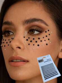 Tesouro direto Import Glitter & Facial Gems - Black - View 1