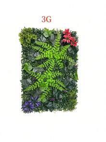 1 件人造植物墙板、黄杨树篱墙板、人造草隐私屏风围栏、绿植墙背景适用于室内室外花园后院装饰