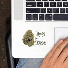 1 cái/3 cái Hình dán vinyl "Nugs And Kisses", Decal chống nước, Hình dán xe hơi, ván trượt, Hình dán chơi chữ vui nhộn, Thích hợp cho máy tính xách tay, bình nước, Hình dạng bất đối xứng, Bề mặt mờ, Dùng một lần, Tự dính, Đồ dùng làm sổ lưu niệm, Hình dán vui nhộn, Hình dán máy tính xách tay, Hình dán điện thoại Kindle - Nhiều màu - Xem 6