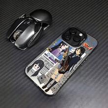 Funda de Teléfono de Personaje Y2K K-ON Compatible con iPhone 16, 15, 14, 13, 12, 11 Pro Max, X, XR, XS Max, 8 y 7 Plus - Funda Protectora Mate Duradera - Mezcla de colores - Ver 8