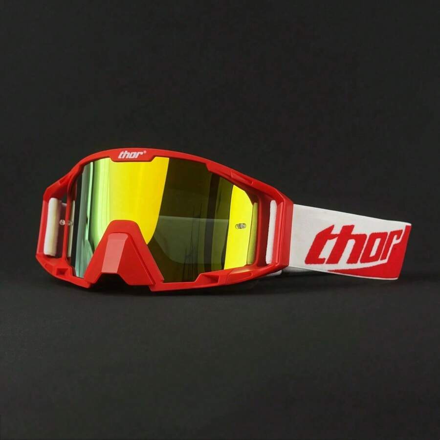 Easypie Selection ATV And Off-Road Motorcycle Goggles - Lightweight, Sweat Resistant Foam And Dust-Proof Lenses, Suitable For Men, Women And Teenagers - Fashionable Off-Road Bicycle Equipment, Light Frame - Kính bảo hộ - Xem 1
