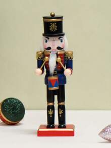 25cm Nutcracker Soldier Home Decor Wooden Nutcracker Doll Christmas Decoration, European Style New Nutcracker Hanging Ornament Cartoon Plush Doll, 10in Factory Direct Christmas Decoration Nutcracker Soldier Christmas Gift Christmas Decorations Home Christmas Gifts Christmas Decor - Multicolor - View 10