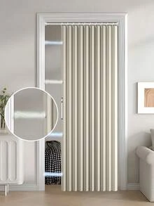 1pc, Magnetic Insulation Foldable Curtain, Shading Heat Insulation, Private Room Partition, Suitable For Cabinets And Space Partition, Easy Installation, Wind Proof, Home Decoration, Room Decoration