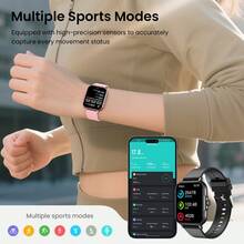 1.83" Full Screen Metal Body Wireless Voice Call Smart Watch Compatible With IOS And Android, With Multiple Sports Modes, Abundant Watch Faces, Built-In Games, AI Voice Control, Suitable For Men And Women
