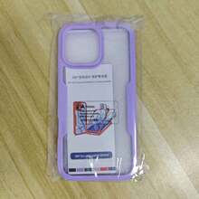 Hadaasi 1pc Soft TPU Bumper + Hard PC Back 2-In-1 Full Coverage Transparent Phone Case With Front Screen Protector, Compatible With IPhone 17 Pro/17 Pro Max/Air/17/16/16E/16 Pro Max/15/14/13/12/11 Pro Max/Plus/SE2/SE3, Galaxy M36/S25 FE, 12/13C/12C/Note 12 Pro/NOTE14 PRO+/NOTE13 PRO/NOTE13 PRO+, POCO M6 PRO, Reno14 Pro/Reno14 F, Hot 60 Pro/Hot 60 Pro+ - Mauve Purple - View 29